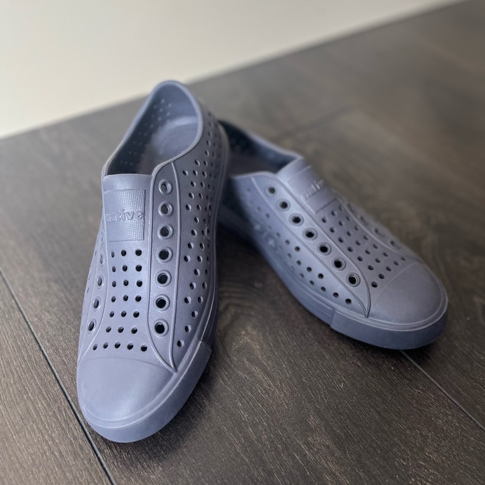 Native Charcoal Slip-On Sneakers